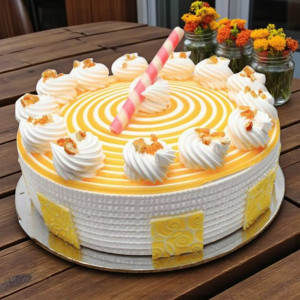 Delicious Butterscotch Twirl Cake