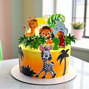Tropical Jungle Cake