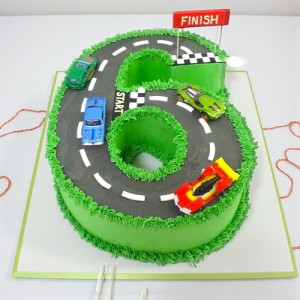 Honk n Roll Number Cake