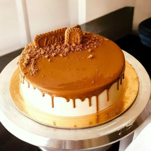 Biscoff Velvet Eclipse Cake